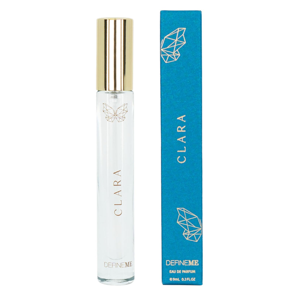 DefineMe Clara Natural Perfume Mist – Travel Size 0.3 fl oz | Purse Spray
