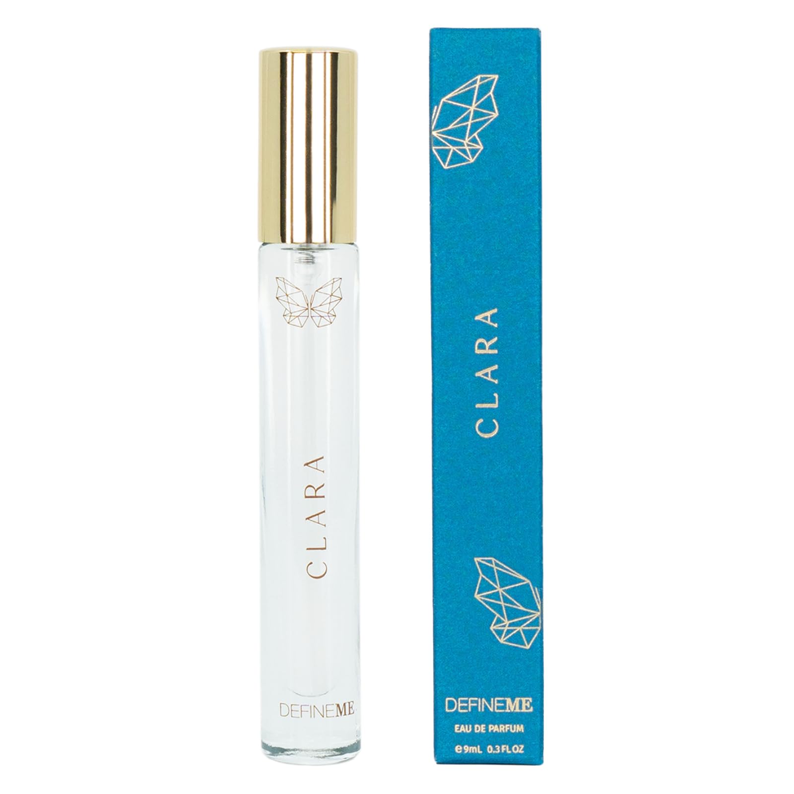 DefineMe Clara Natural Perfume Mist – Travel Size 0.3 fl oz | Purse Spray