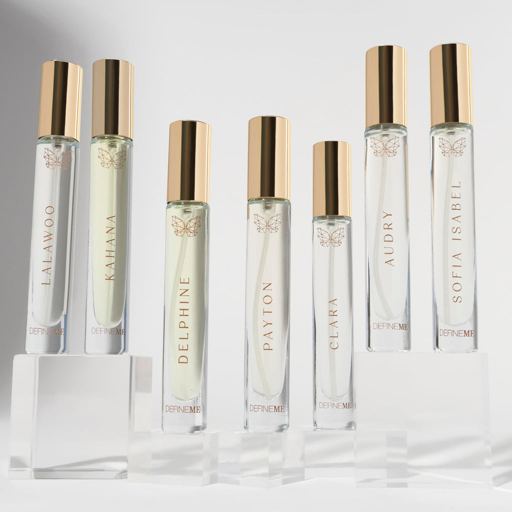 DefineMe Clara Natural Perfume Mist – Travel Size 0.3 fl oz | Purse Spray