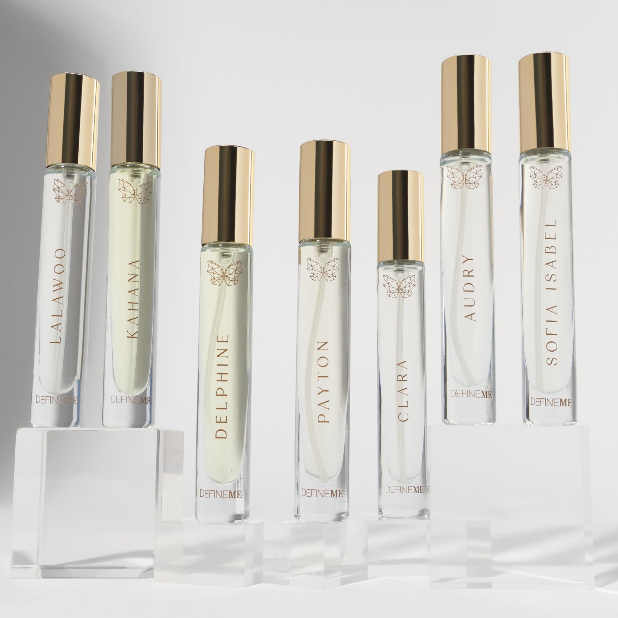 DefineMe Clara Natural Perfume Mist – Travel Size 0.3 fl oz | Purse Spray