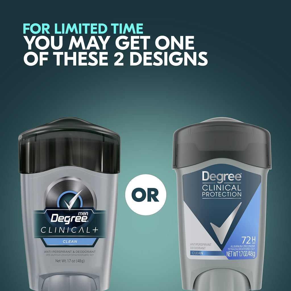 Degree Men Clinical Protection Clean Antiperspirant – MotionSense