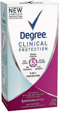 Degree Clinical Protection 5-in-1 Antiperspirant 1.70 oz (5 Pack) | All-Day Unisex Protection