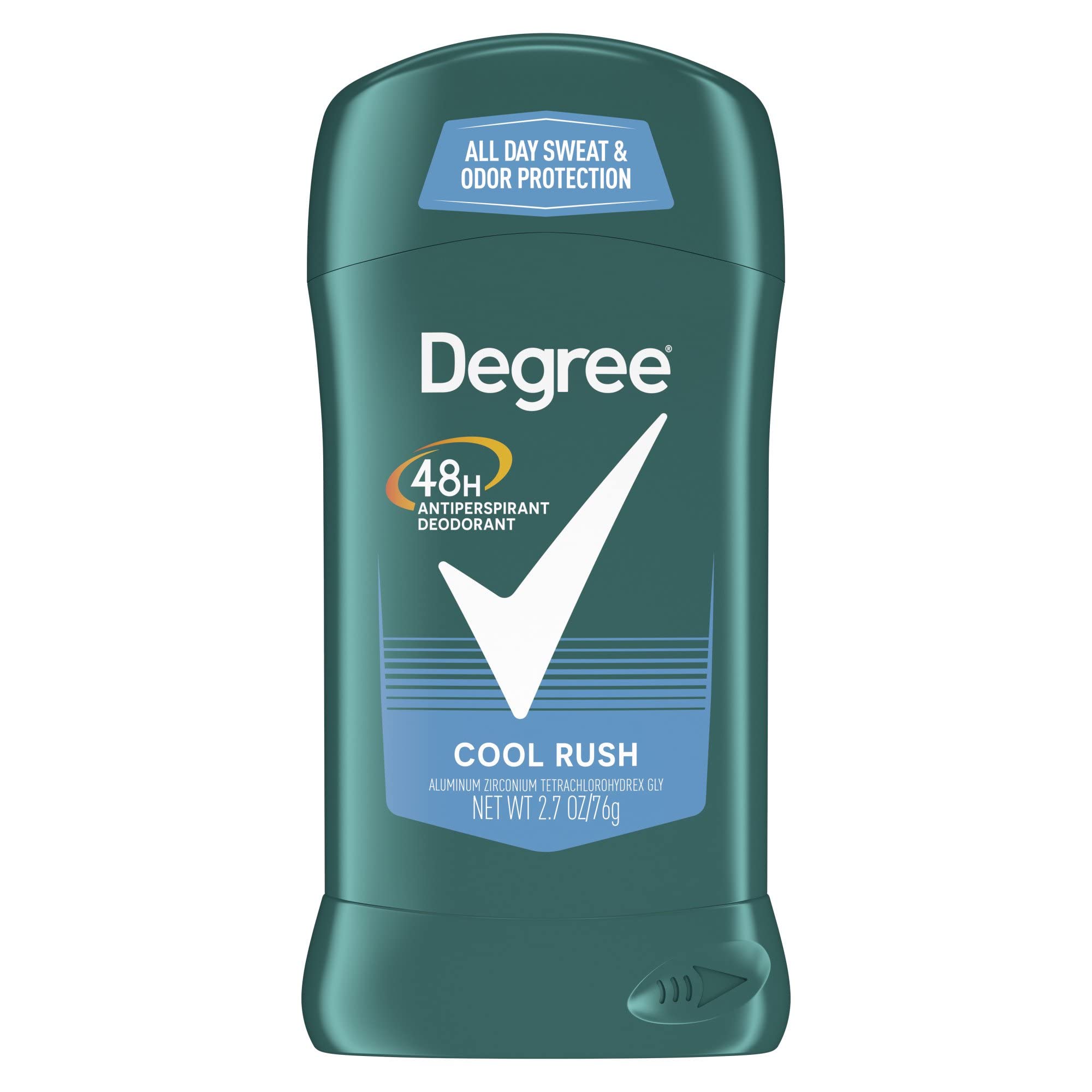 Degree Men Anti-Perspirant Cool Rush - 2.7 oz Pack of 5 | Body Heat Activated All-Day Dryness
