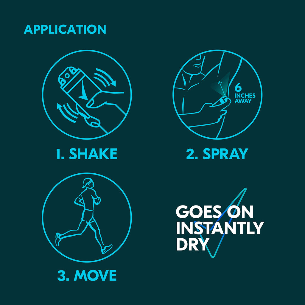 Degree Men Cool Rush Antiperspirant Deodorant Dry Spray with MotionSense Technology — 3-Count, 3.8 oz