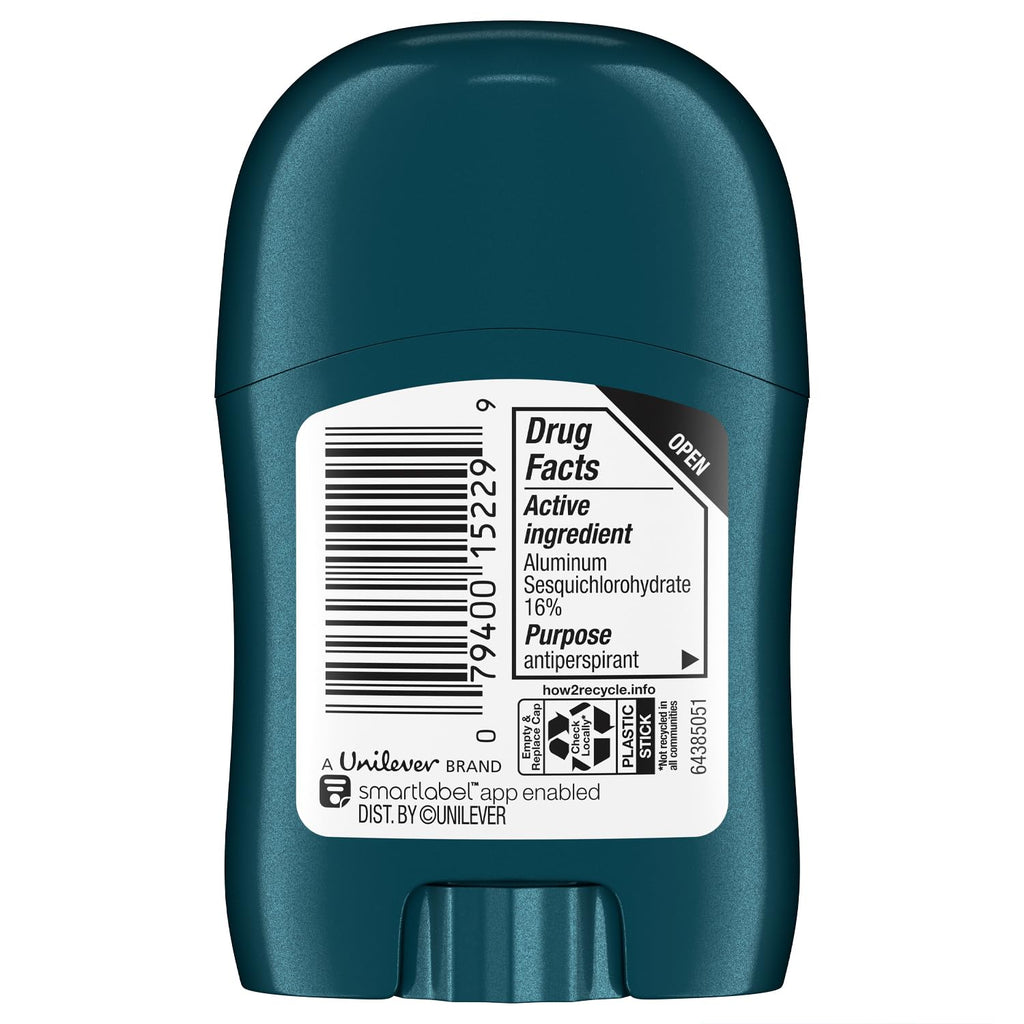 Degree Men Travel Deodorant Cool Rush 18-Pack – 0.5 oz Minis, 72H MotionSense