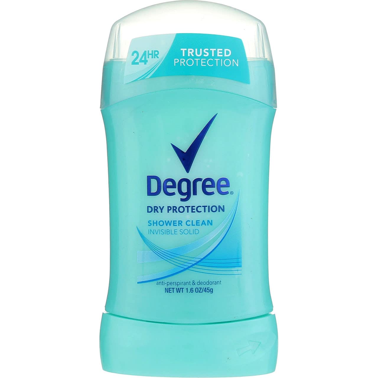 Degree Women Invisible Solid Antiperspirant & Deodorant – Shower Clean, 1.6 oz (Pack of 5)