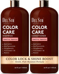 DEL SUR Color Safe Shampoo & Conditioner Set – Color Protect & Hydration (16 oz each)