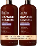 DEL SUR Hair Repair Shampoo & Conditioner Set | 16 fl oz Each | Camellia Japonica, Amino Acids, Biotin & Argan Oil