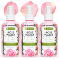 De La Cruz Pure Rose Water Body Mist – Rose Water Spray for Face, Skin & Hair (Alcohol & Paraben Free) 3 x 8 oz