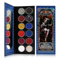 DE'LANCI Red Blue Multichrome Eyeshadow Palette | High Pigment, Vegan Metallic Shimmers