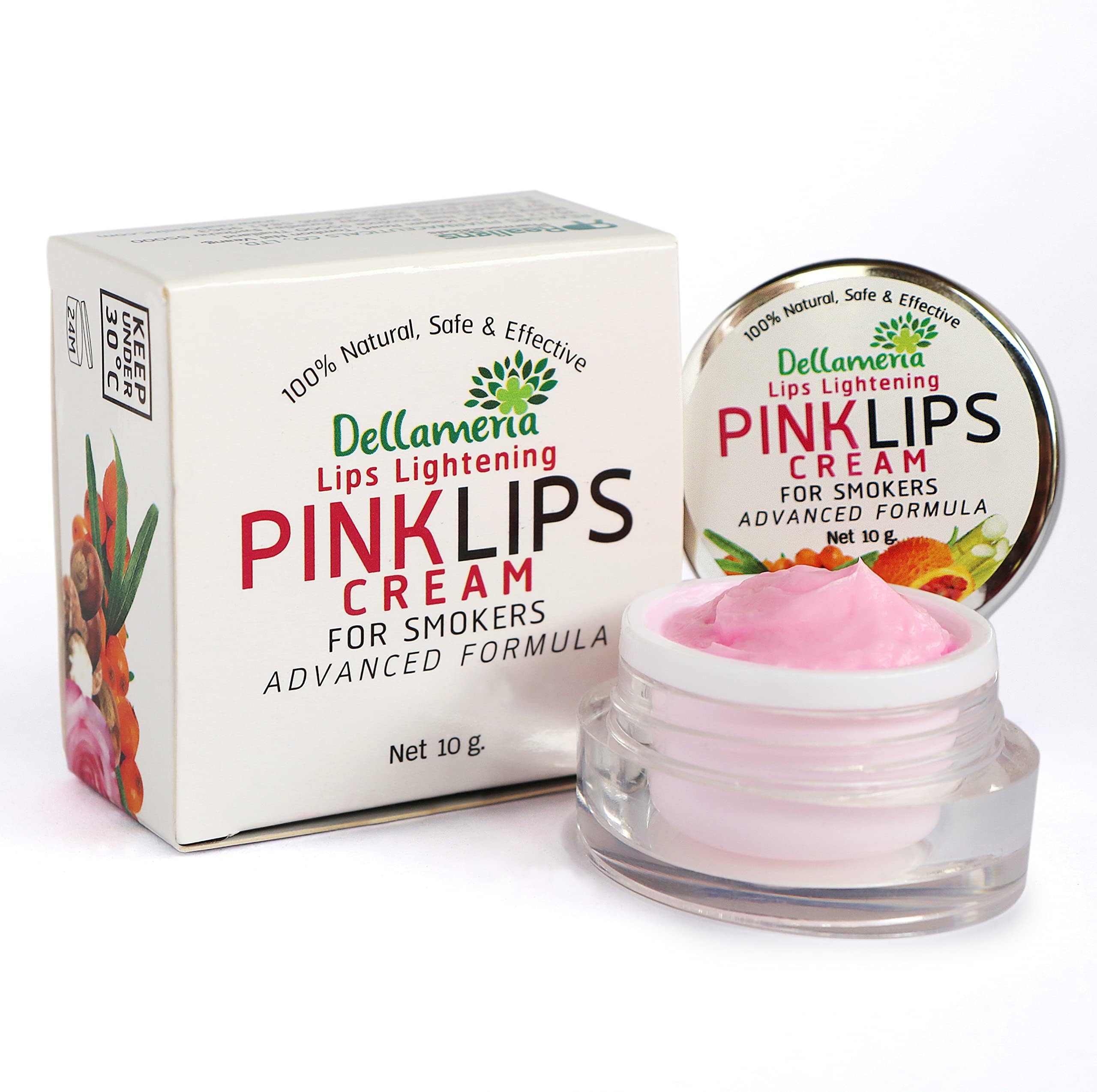 Dellameria Pink Lips Cream – Natural Lip Lightening & Deep Hydration for Dark Lips