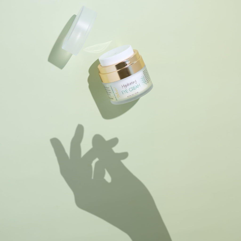 Delúvia Eye Cream Moisturizer | Hydrating Undereye Cream with Organic Aloe, Vitamin E & Rosehip Oil