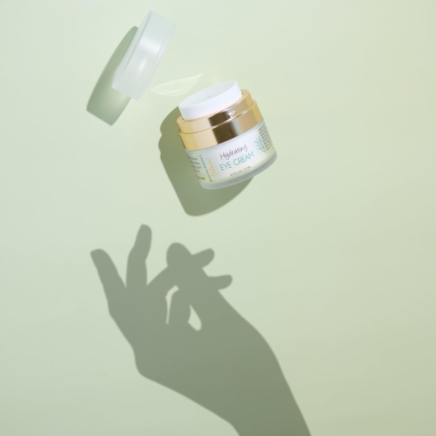 Delúvia Eye Cream Moisturizer | Hydrating Undereye Cream with Organic Aloe, Vitamin E & Rosehip Oil