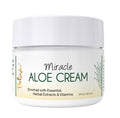 DELÚVIA Miracle Aloe Cream | Face & Body Moisturizer with Vitamin E & Organic Aloe Vera | 2 oz Travel Size
