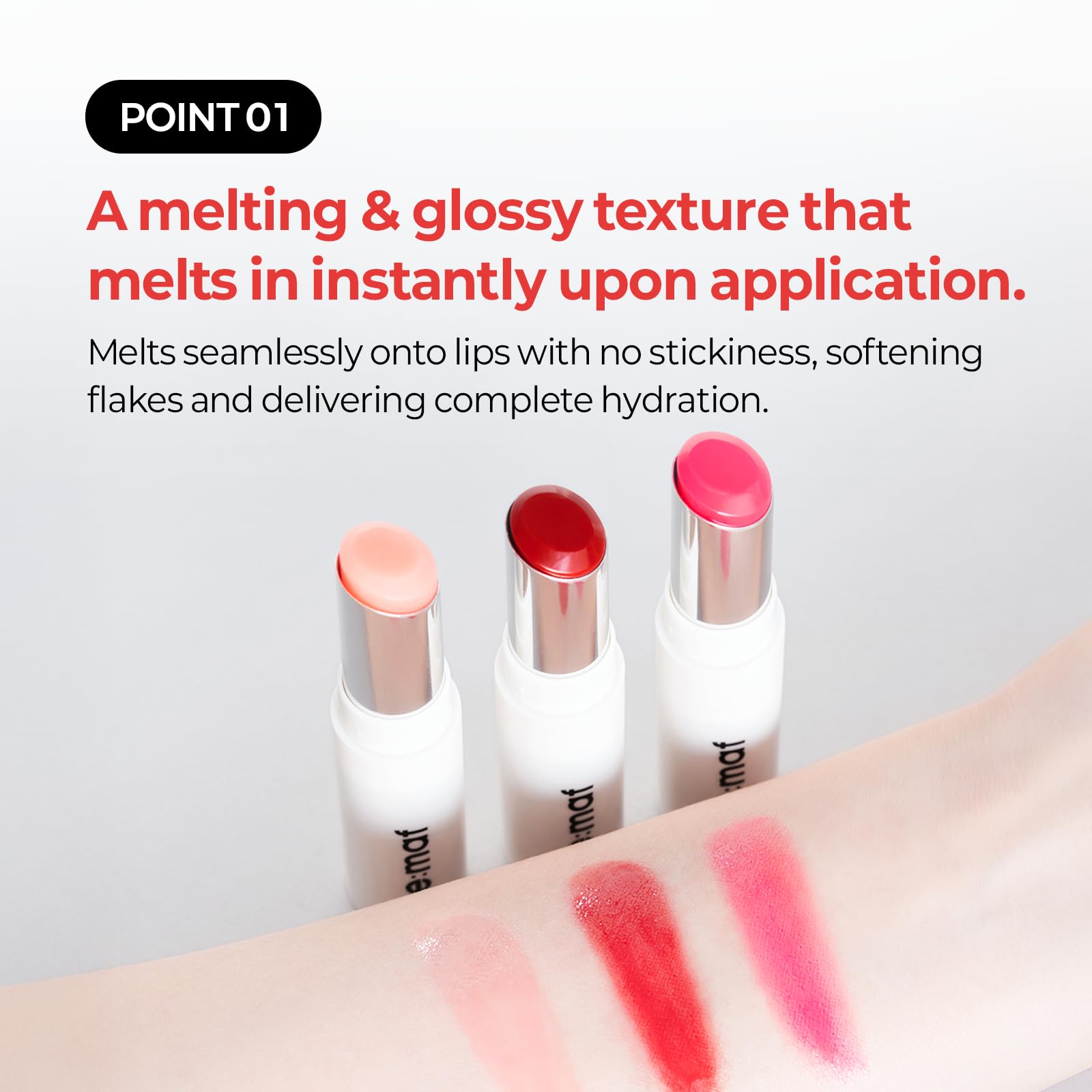 De:maf Demaf Gloss Balm – Hydrating Lip Gloss with Buildable Sheer-to-Bold Colour