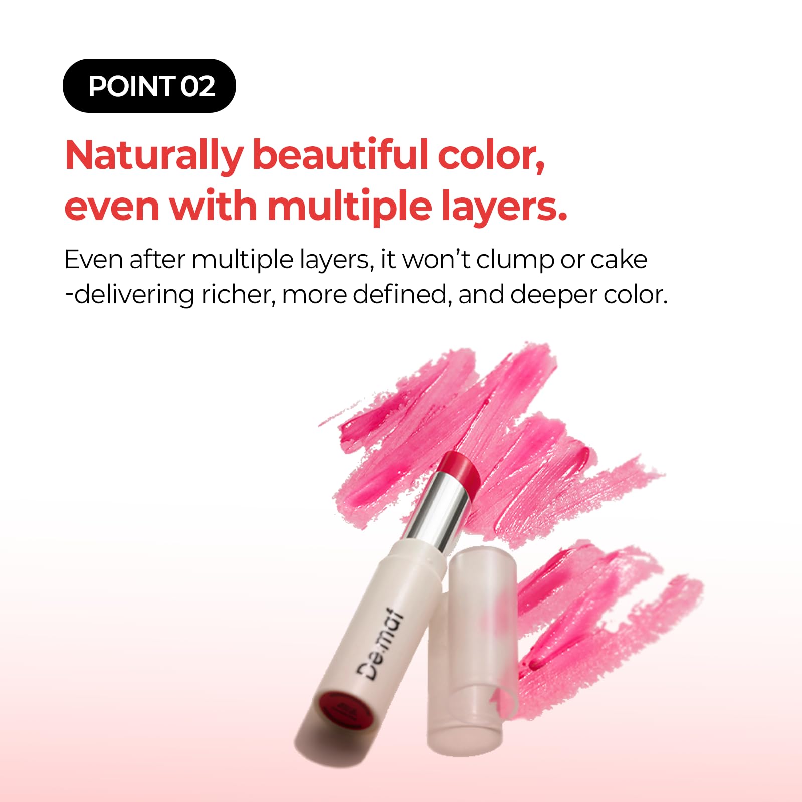 De:maf Demaf Gloss Balm – Hydrating Lip Gloss with Buildable Sheer-to-Bold Colour