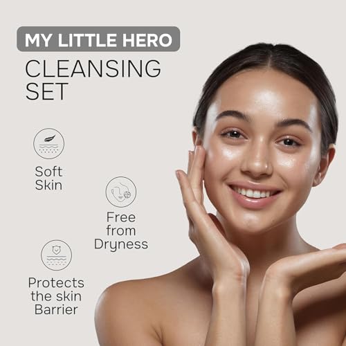 De:maf Welcome Cleansing Gift Kit – Gentle Travel-Size Cleanser Trio for Sensitive Skin