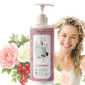 DEMIKI Shampoo for Women | Clarifying, Sulfate-Free Rose-Scented Keratin Care for Oily Hair (450ml)
