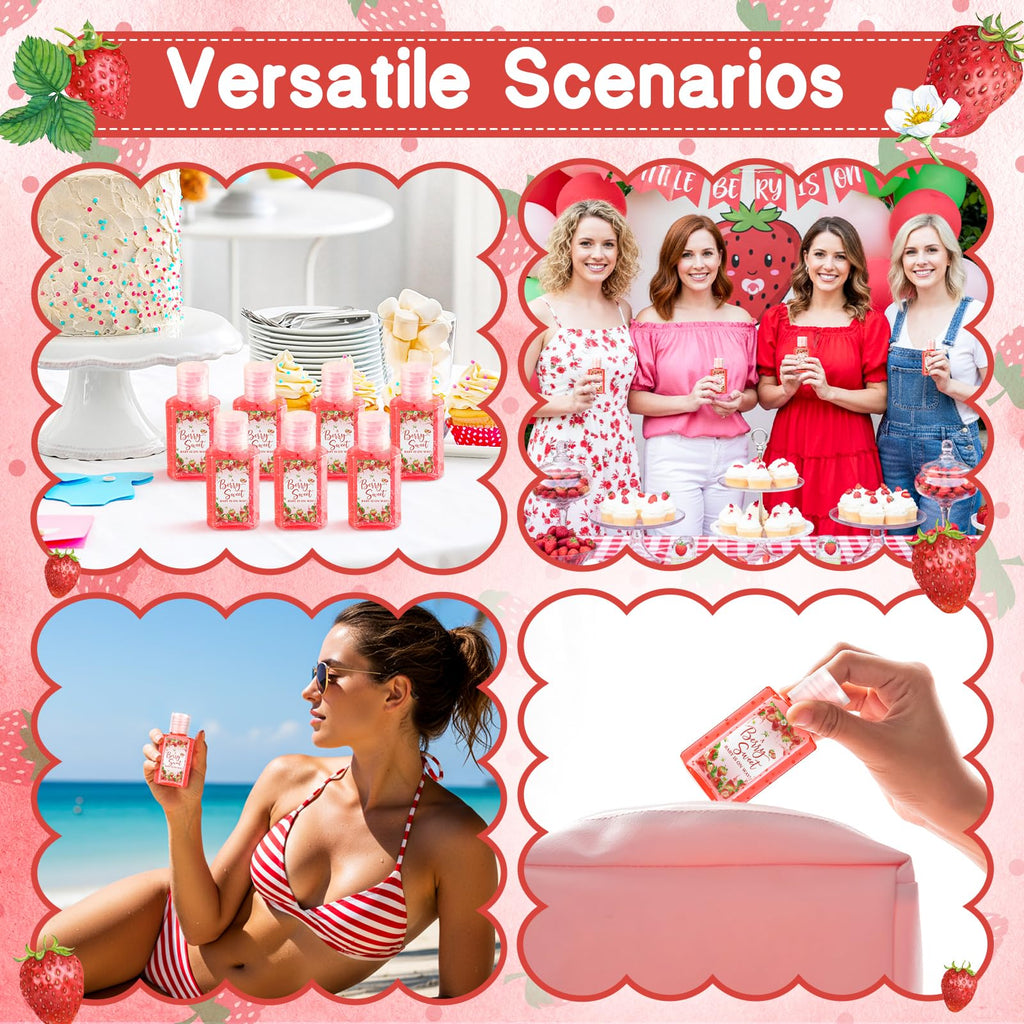 Demissle 30 Pcs Strawberry Baby Shower Favors – Mini Aloe Vera Gel 30ml