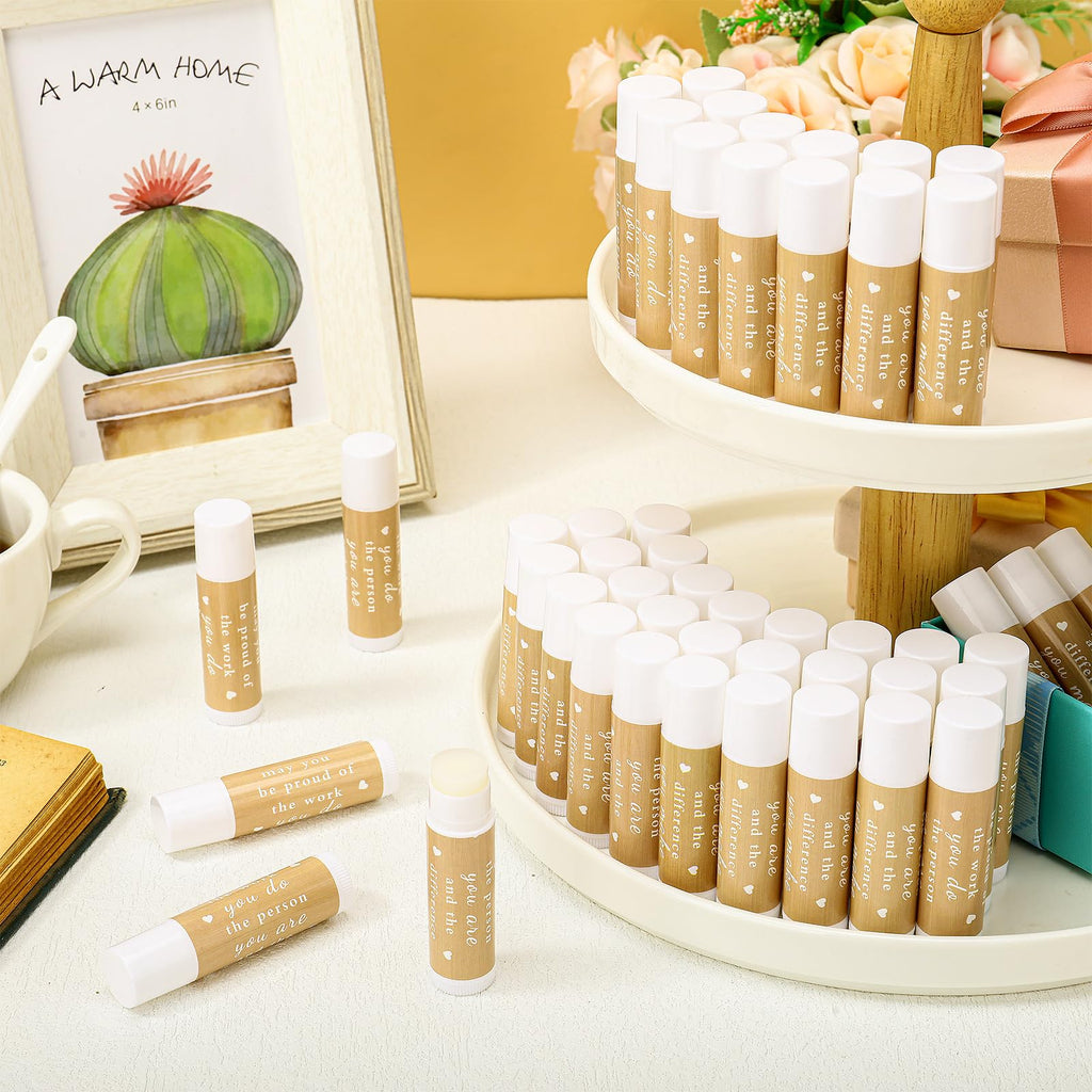 Demissle 48 Pcs Lip Balm Bulk | You're The Balm Teacher Appreciation Gift & Party Favors