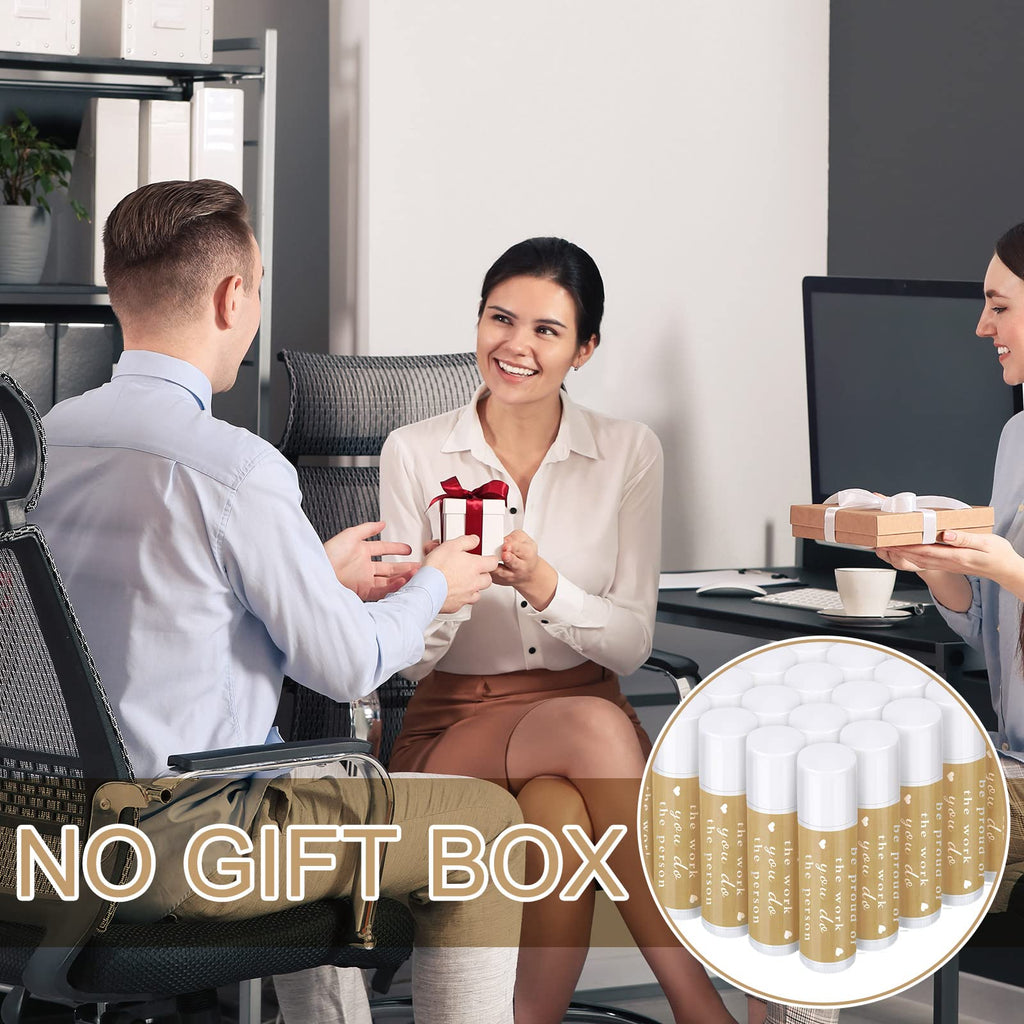 Demissle Lip Balm Bulk Gift Pack — 72 Vanilla Moisturizing Balms for Teachers, Staff, and Volunteers