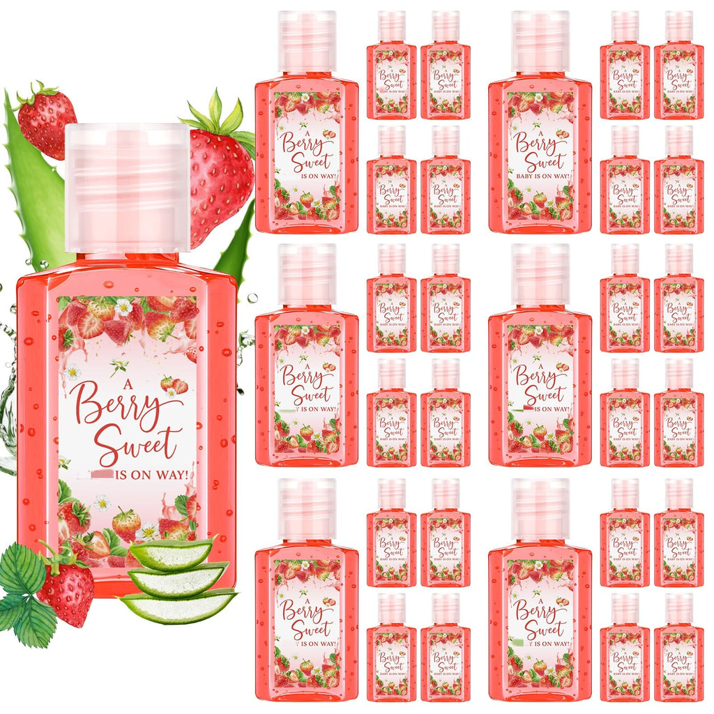Demissle 30 Pcs Strawberry Baby Shower Favors – Mini Aloe Vera Gel 30ml