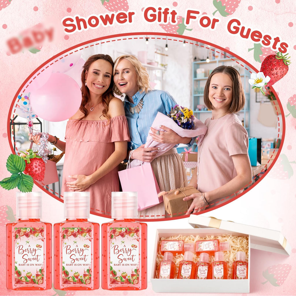 Demissle 30 Pcs Strawberry Baby Shower Favors – Mini Aloe Vera Gel 30ml