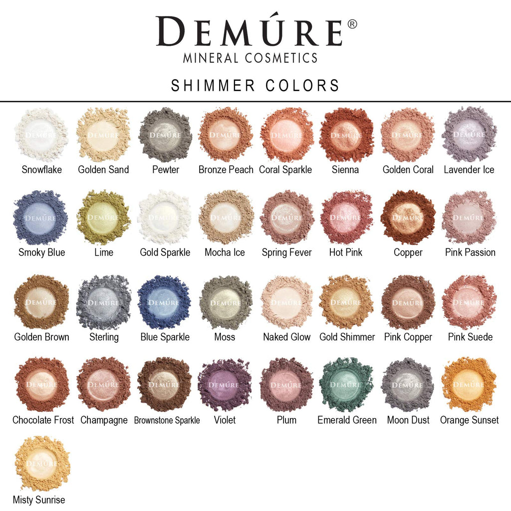 Demure Mineral Eye Shadow Pink Suede | Natural Glitter Eyeshadow