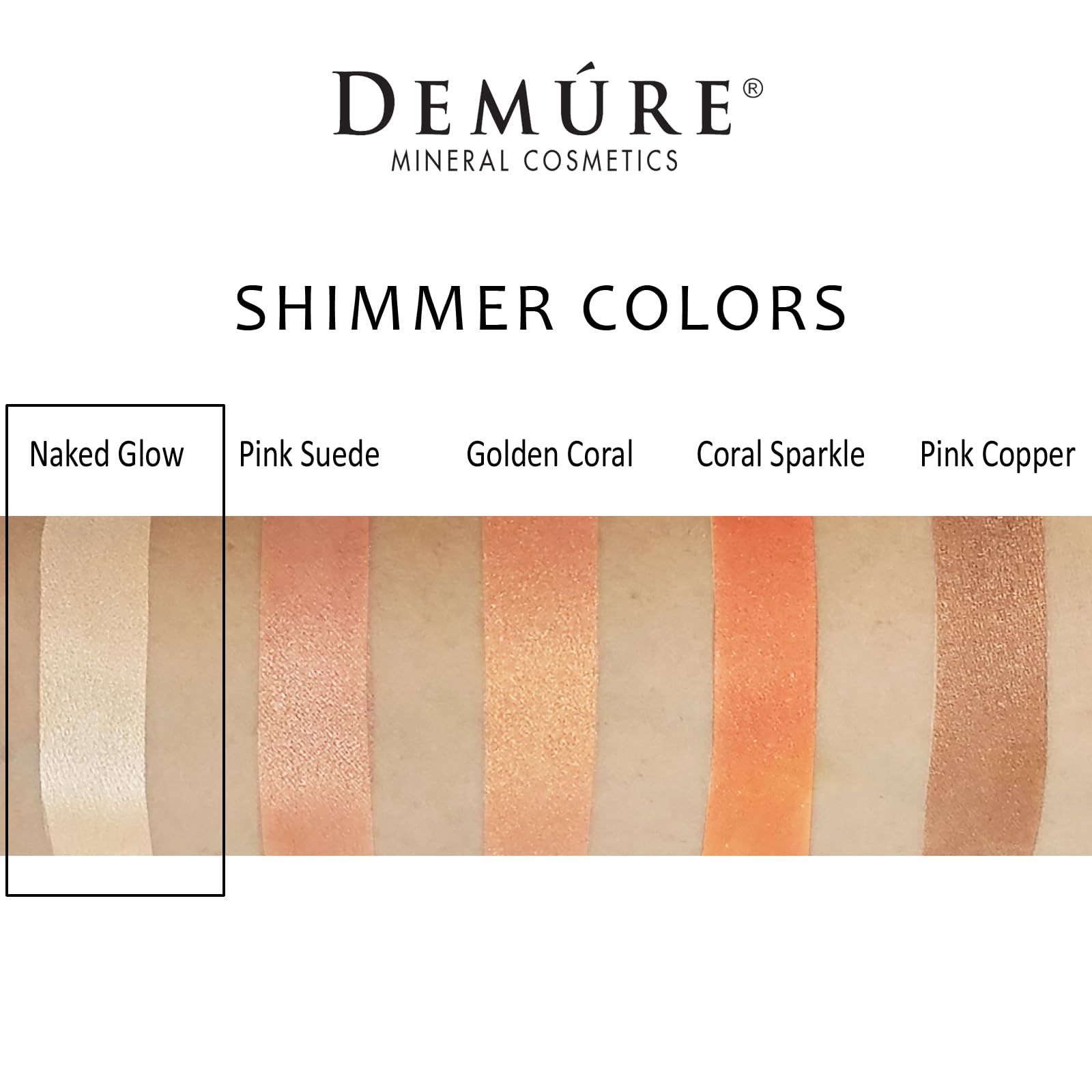 Demure Mineral Eye Shadow – Naked Glow Glitter Palette (33 Shimmer Shades)