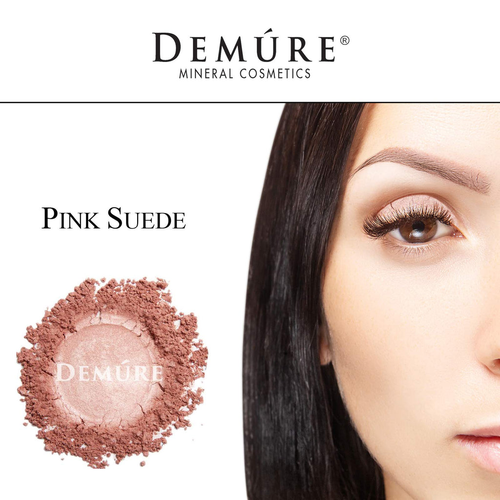 Demure Mineral Eye Shadow Pink Suede | Natural Glitter Eyeshadow