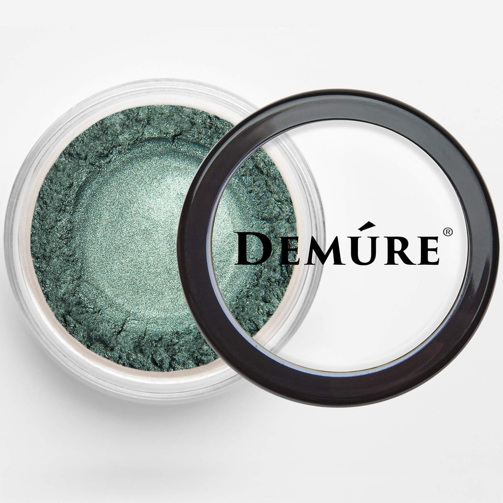 DEMÚRE Demure Mineral Eye Shadow Emerald Green – Shimmer, Loose Powder