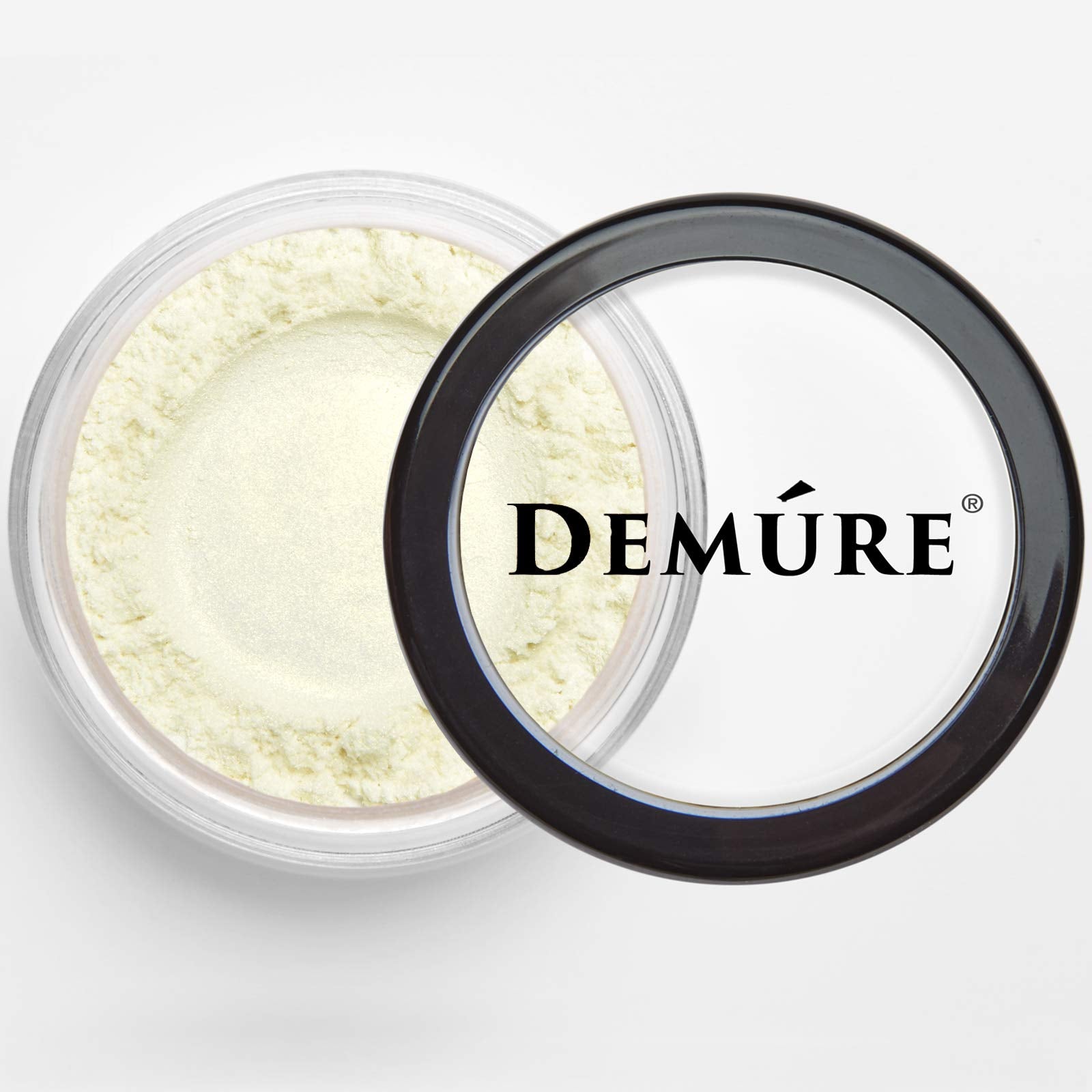 DEMÚRE Demure Mineral Glitter Eye Shadow – Gold Sparkle Shimmer (Loose Powder)