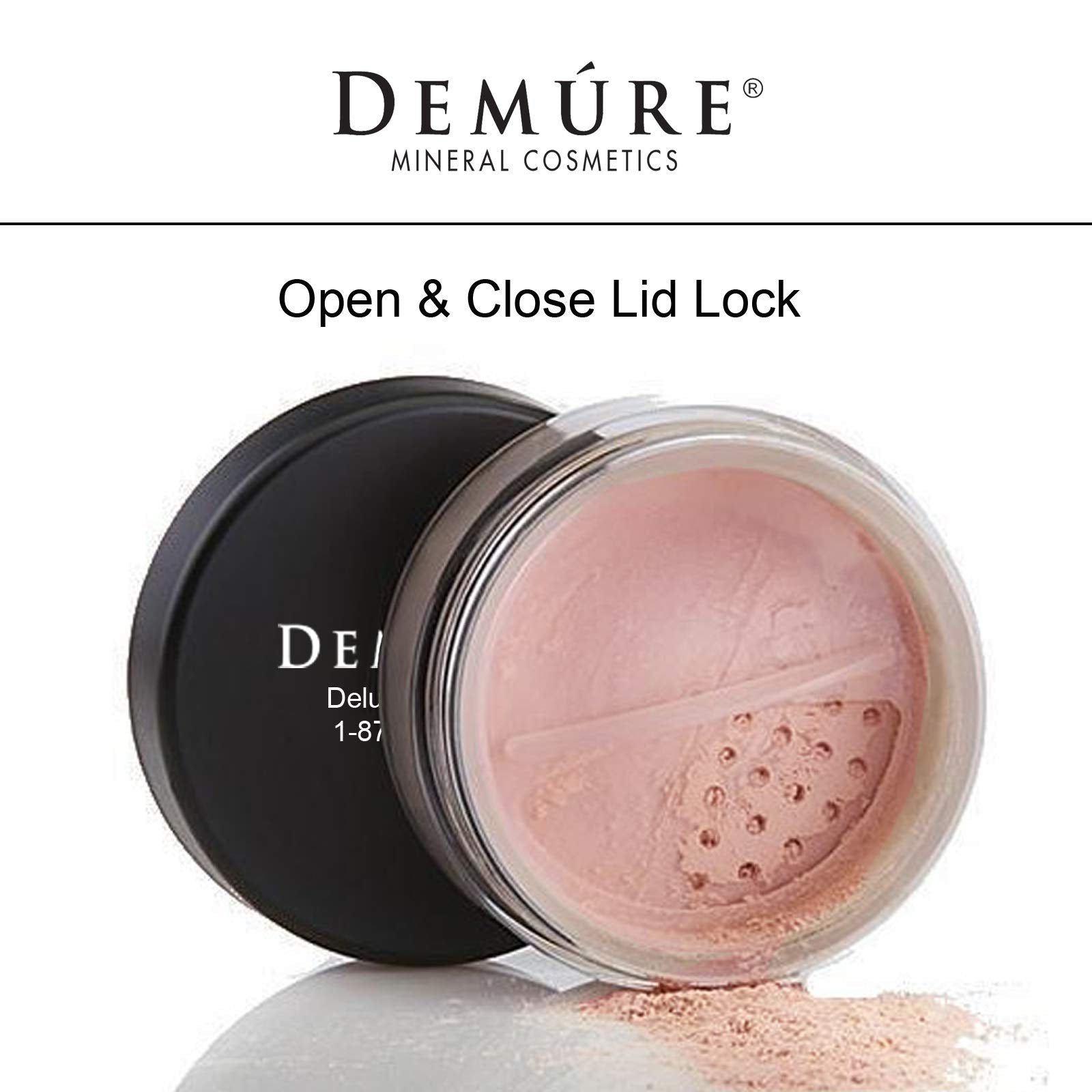 Demure Mineral Blush Go Bronze – Loose Powder, Cruelty Free, Buildable Color by Demure