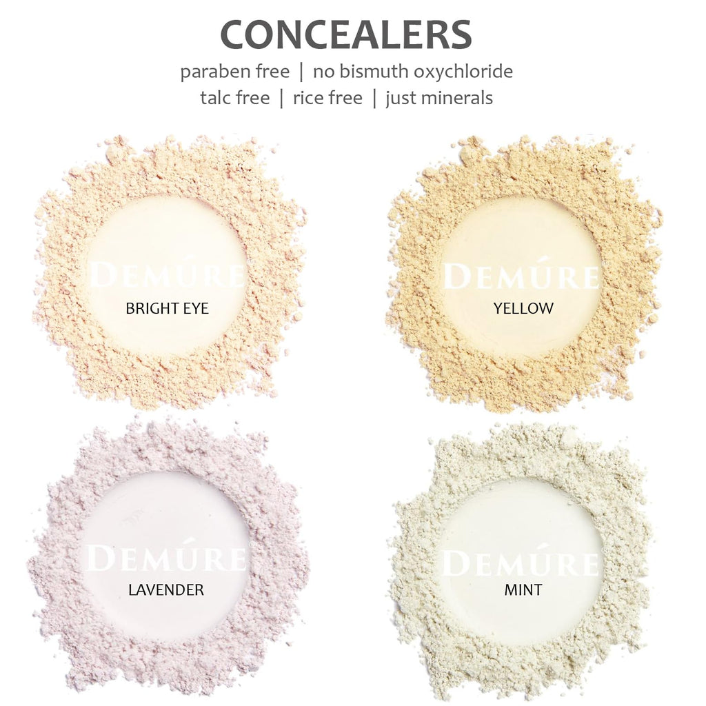 DEMÚRE Demure Mineral Concealer – Lightweight Yellow-Tone Coverage for Dark Circles