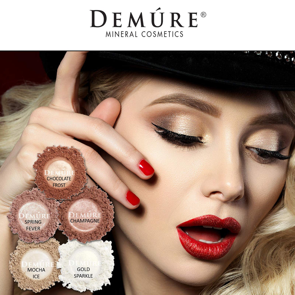 Demure Mineral Eye Shadow – Spring Fever Glitter Palette | Natural Shimmer Makeup