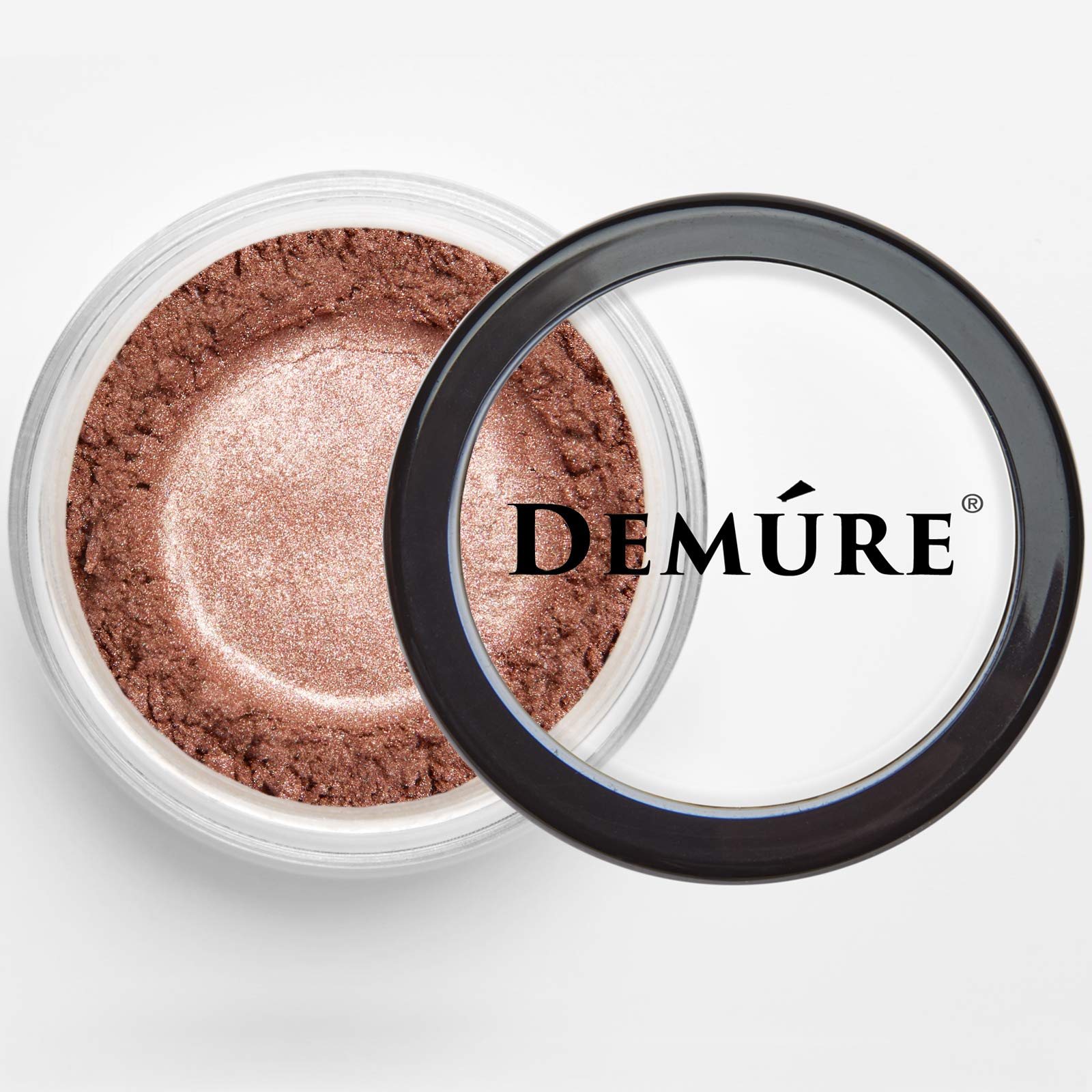 DEMÚRE Mineral Eye Shadow – Deep Champagne Shimmer, Natural Glitter Eyeshadow