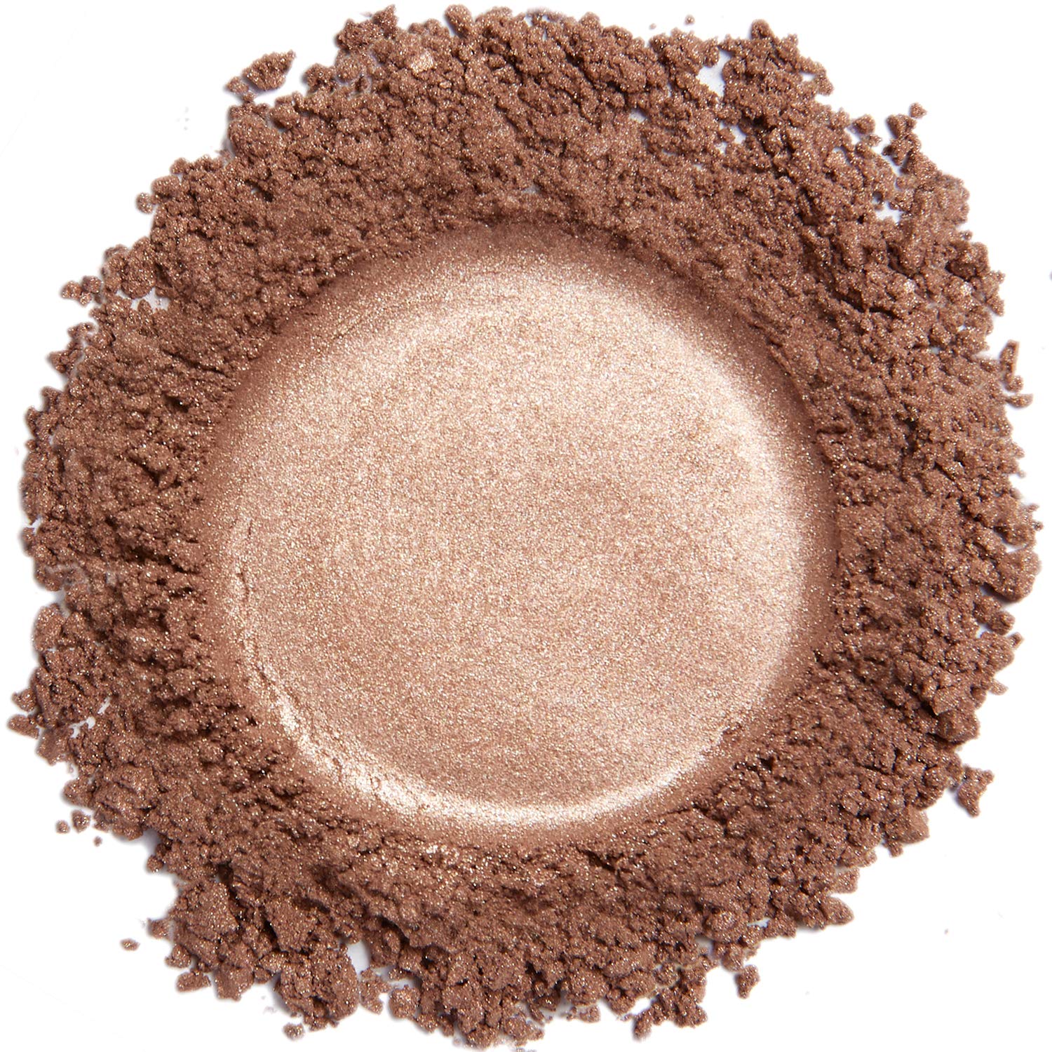 Demure Mineral Eye Shadow Pink Copper – Shimmer Glitter Loose Powder by DEMÚRE
