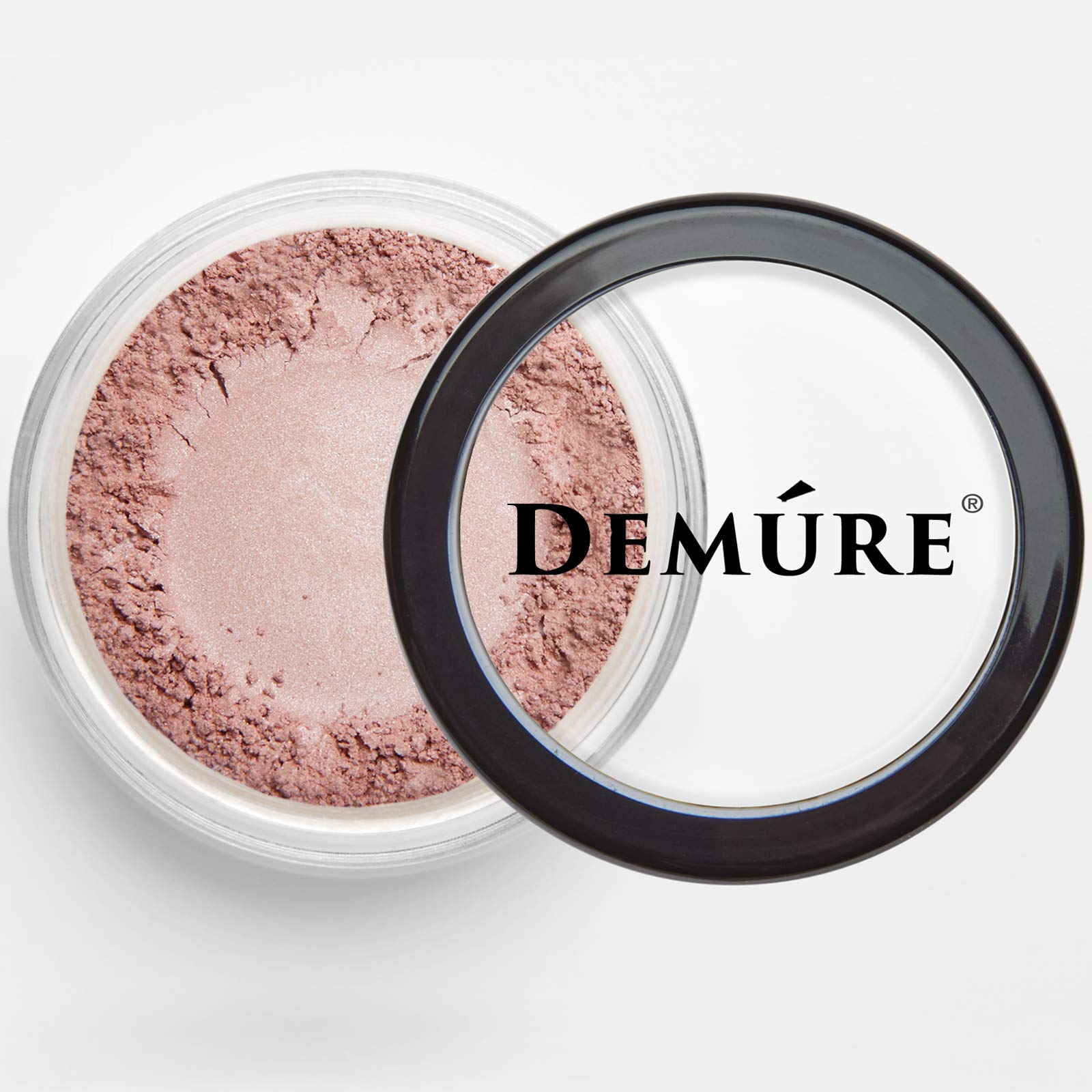 DEMÚRE Demure Mineral Eye Shadow Pink Passion – Glitter Shimmer, Natural Eyeshadow, Cruelty-Free