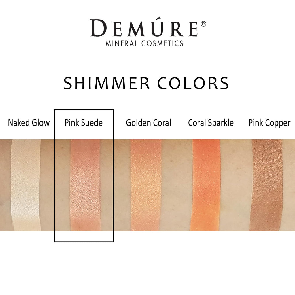 Demure Mineral Eye Shadow Pink Suede | Natural Glitter Eyeshadow