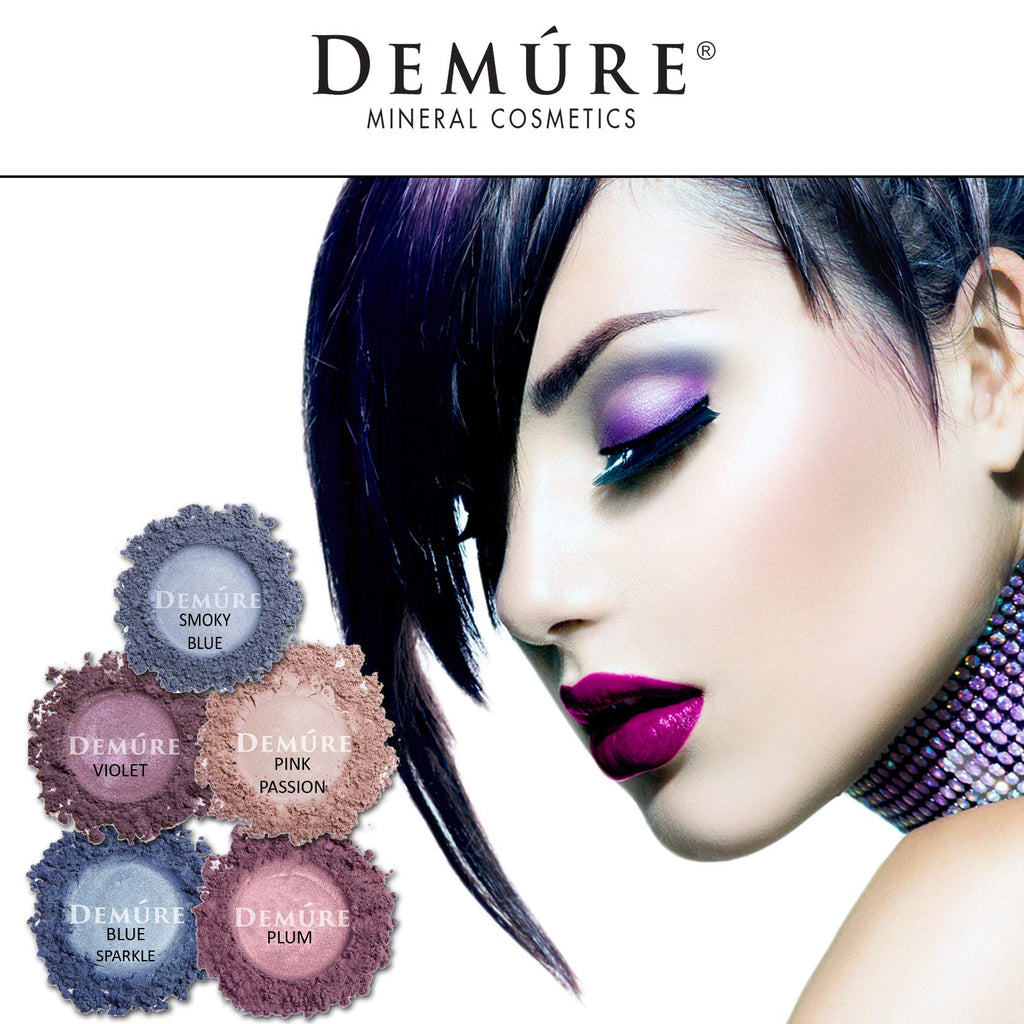 Demure Mineral Eye Shadow Plum – Shimmer Loose Powder by DEMÚRE