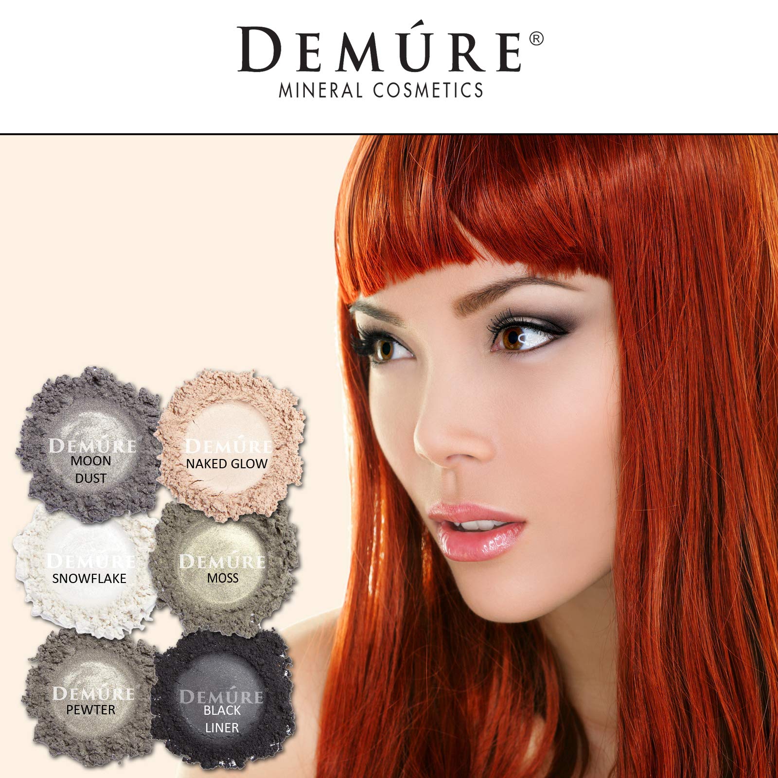Demure Mineral Eye Shadow Moss – Shimmer Glitter Eyeshadow (Loose Powder)