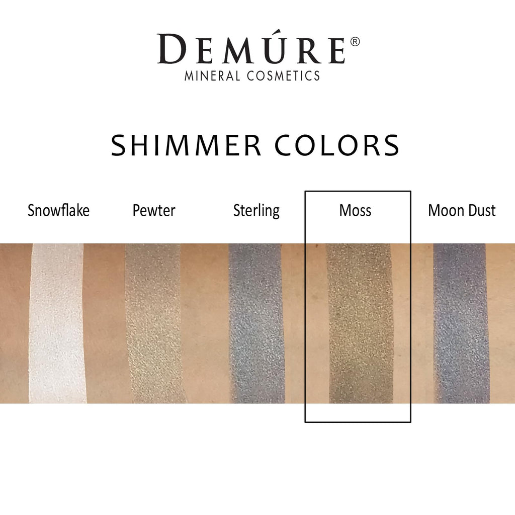 Demure Mineral Eye Shadow Moss – Shimmer Glitter Eyeshadow (Loose Powder)