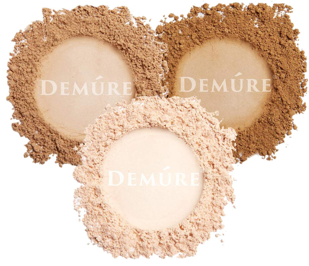 DEMÚRE Mineral Finishing Powder – Loose Setting Powder for Lasting Makeup