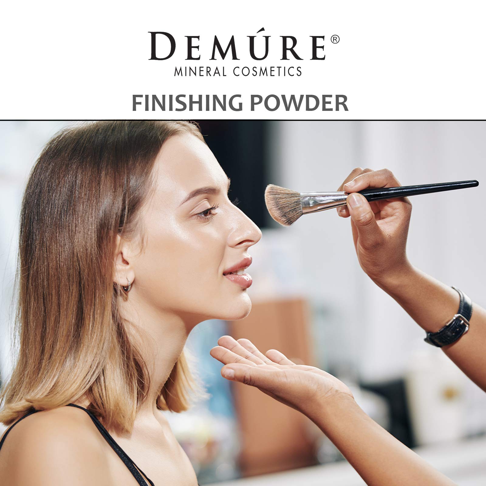 DEMÚRE Mineral Finishing Powder – Loose Setting Powder for Lasting Makeup