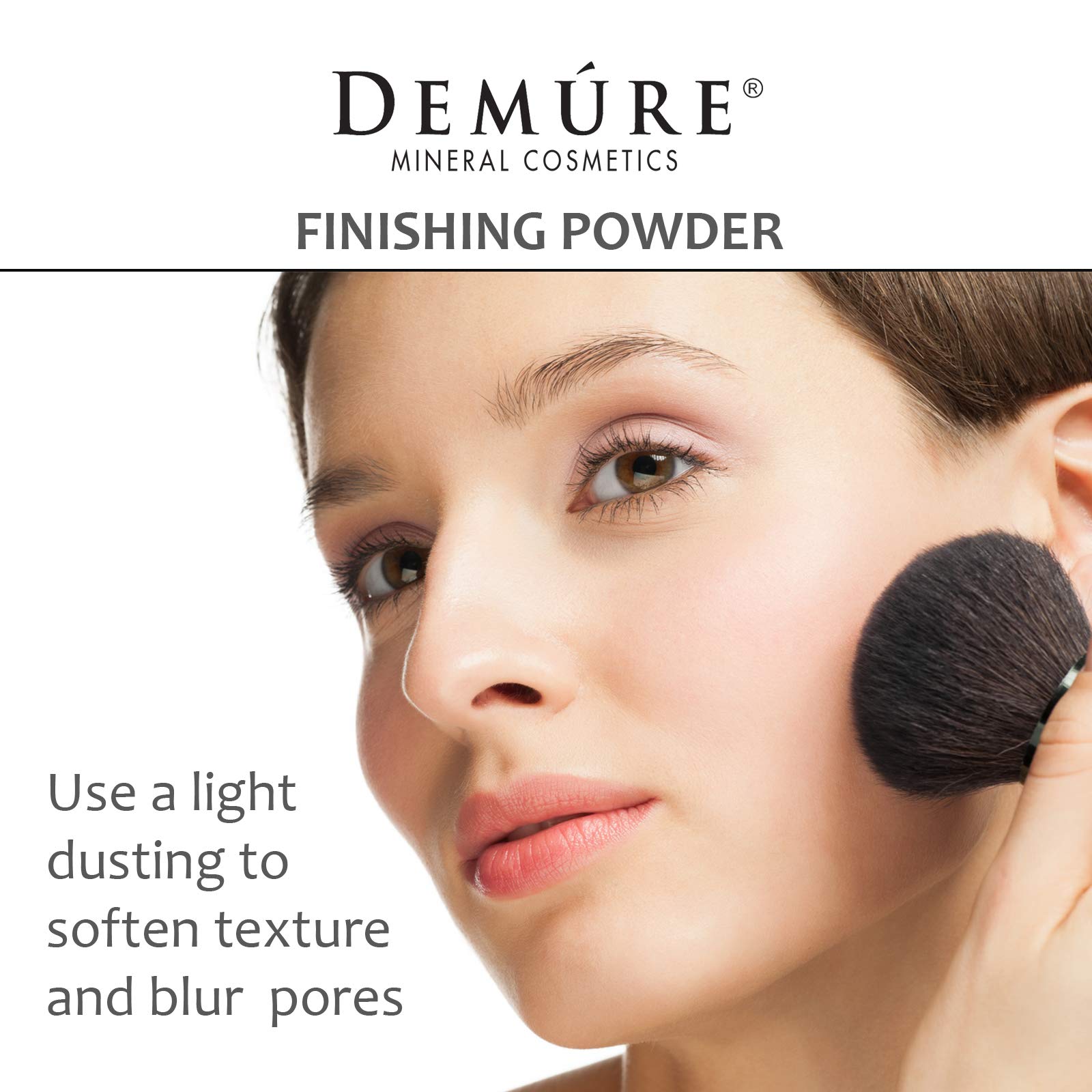DEMÚRE Mineral Finishing Powder – Loose Setting Powder for Lasting Makeup