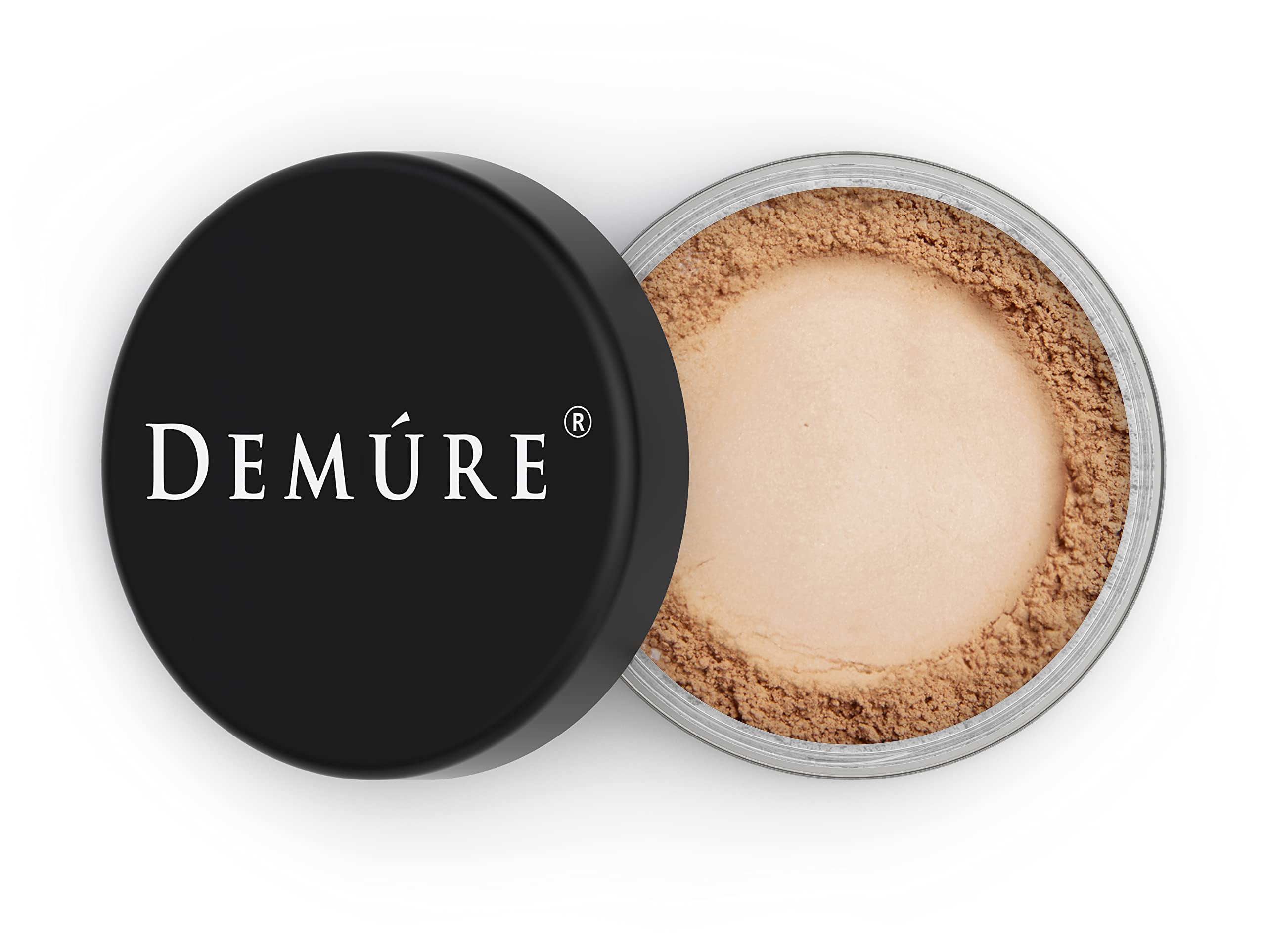 DEMÚRE Demure Mineral Finishing Powder in Tan | Loose Setting Powder for Lasting Makeup