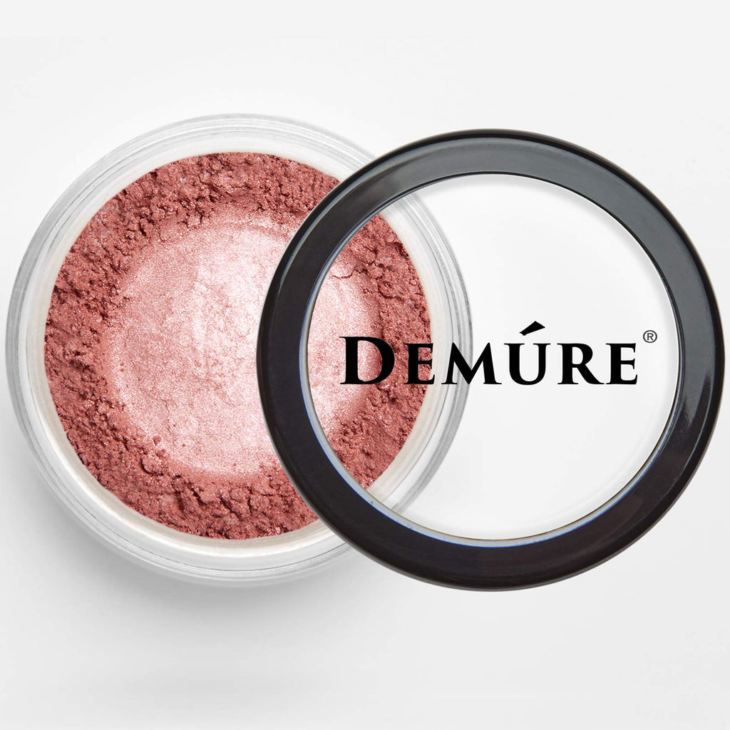 DEMÚRE Demure Mineral Eye Shadow Hot Pink – Glitter Shimmer Loose Powder
