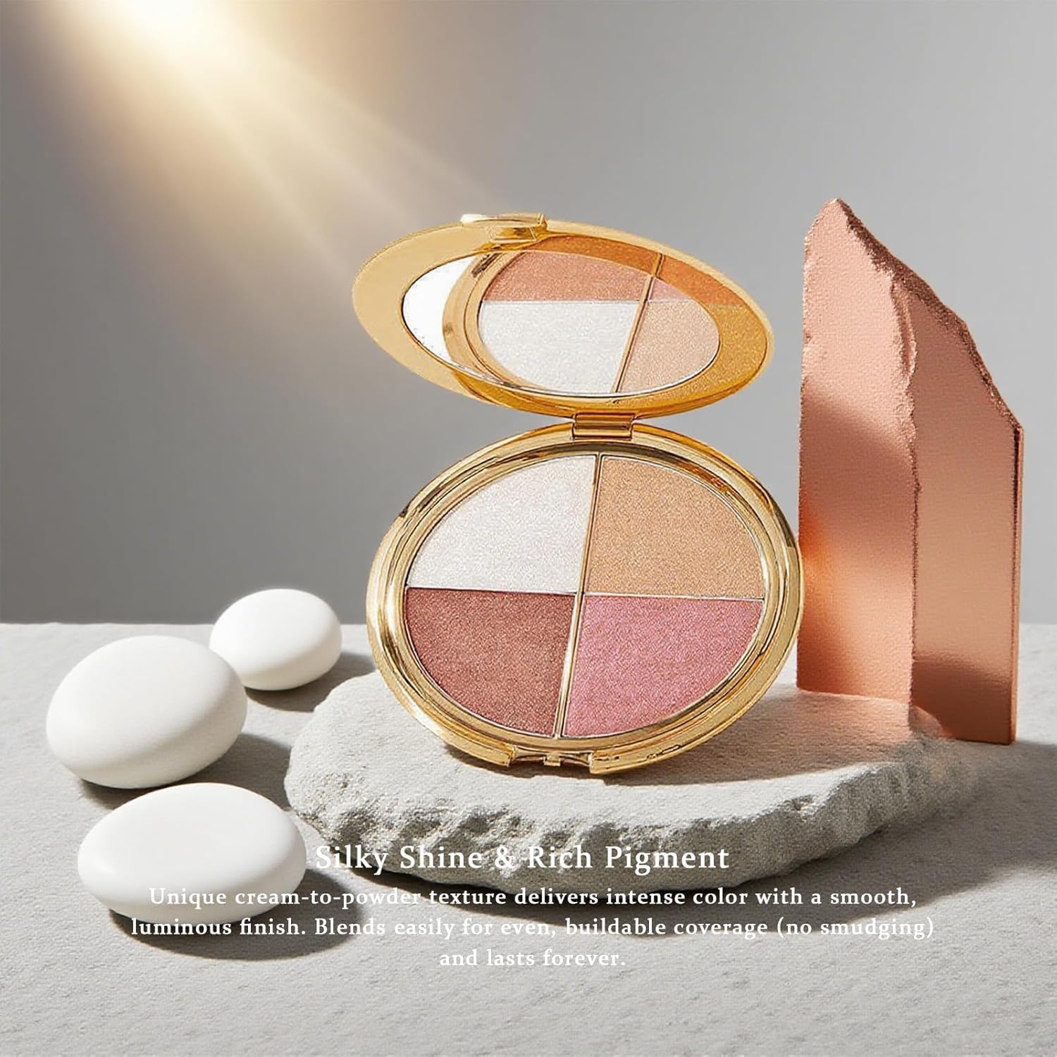Denir Bonee Eye & Cheek Palette – 4-in-1 Highlight & Shadow Kit