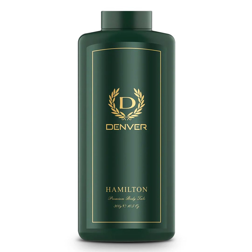 Denver Hamilton Premium Body Talcum Powder for Men – Long-Lasting Fragrance, Cooling Comfort