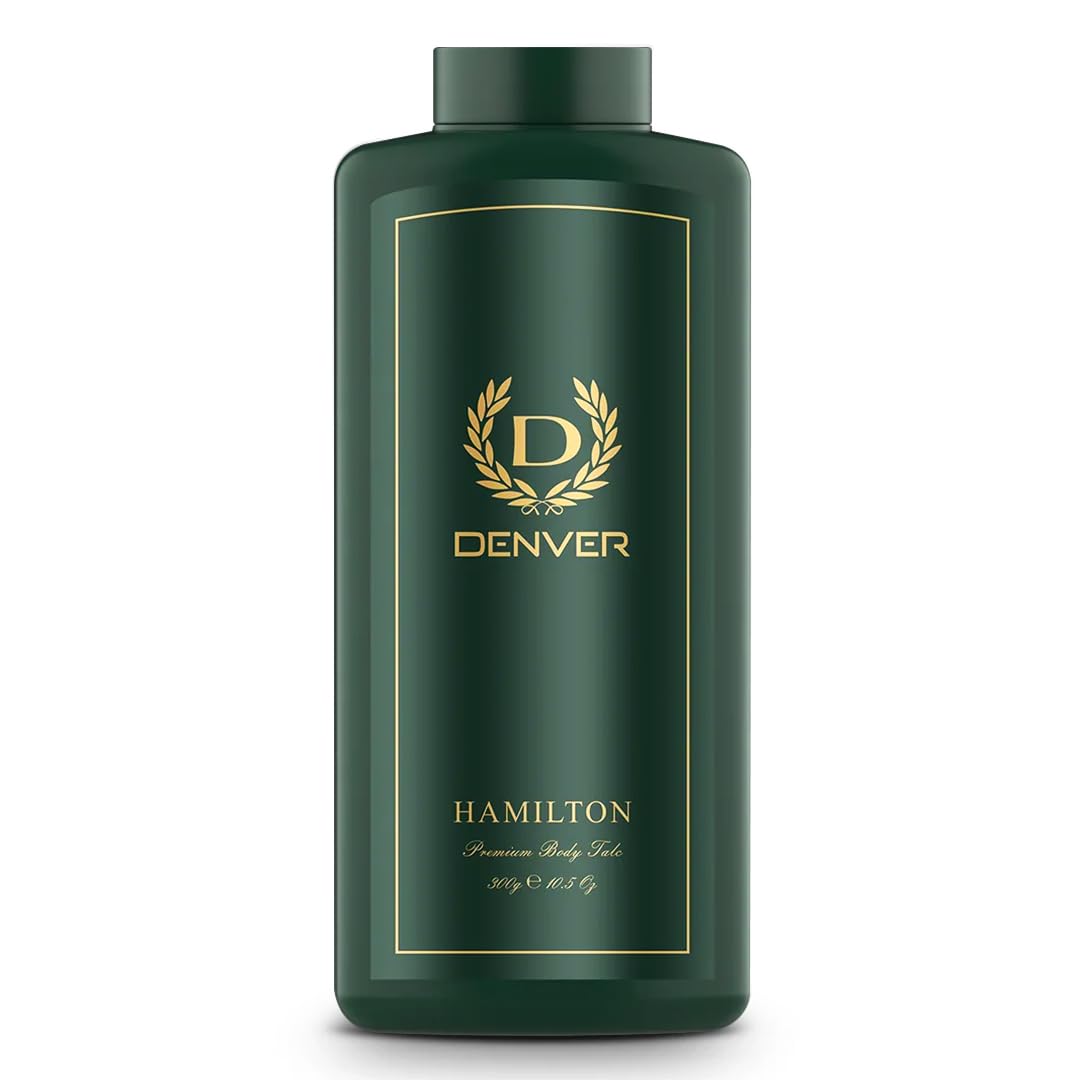 Denver Hamilton Premium Body Talcum Powder for Men – Long-Lasting Fragrance, Cooling Comfort